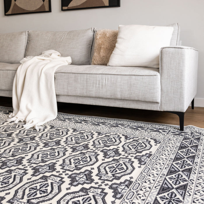 Interieur05 Vintage Vloerkleed Grijs  Marad 185x270cm