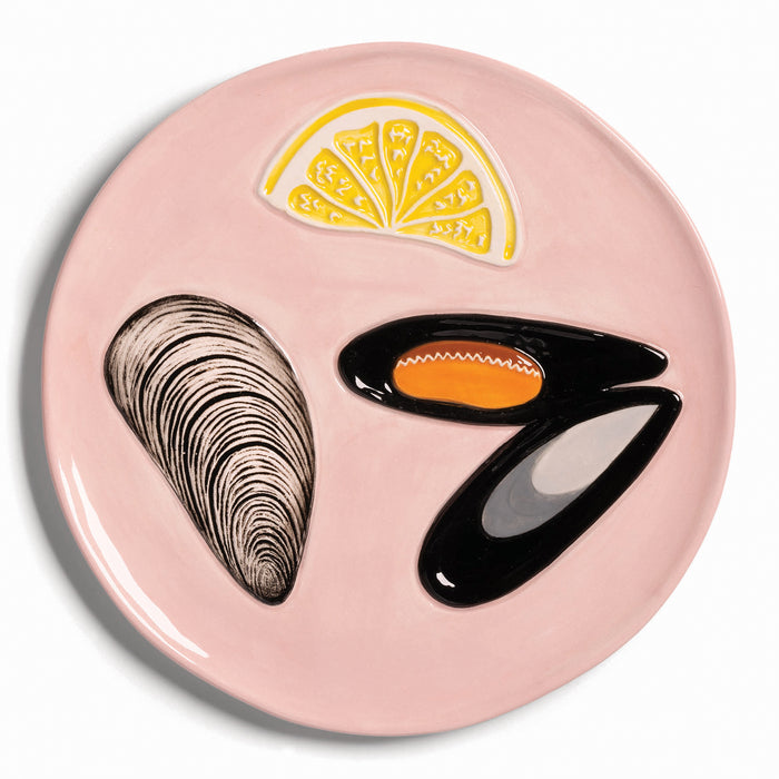 &k amsterdam De La Mer Bord Ø 16 cm - Set van 4