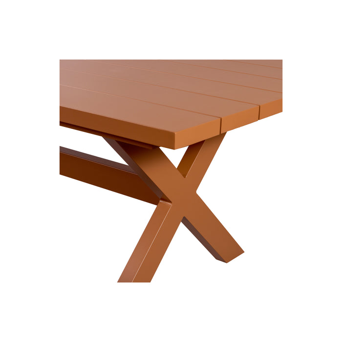 Woood Delta Picknicktafel - Aluminium - Terra