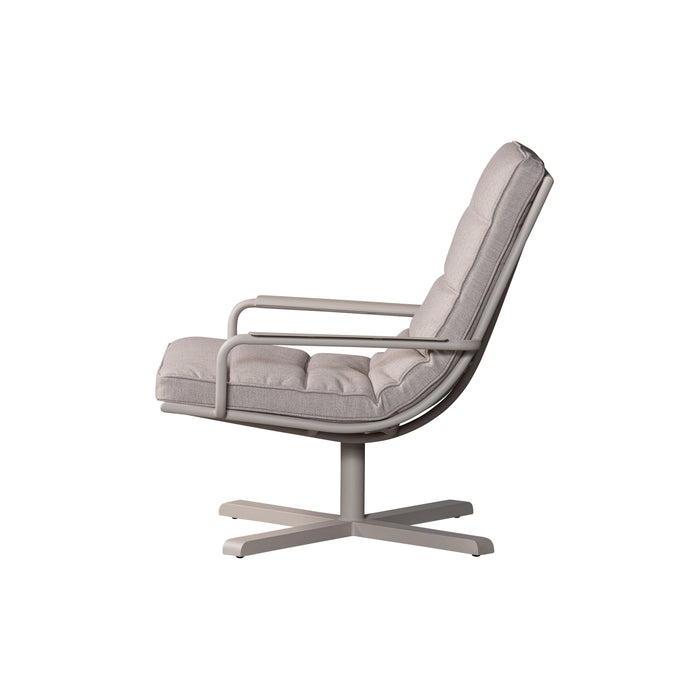 WOOOD Fauteuil Coosa - Aluminium - Zand - 92x83x93