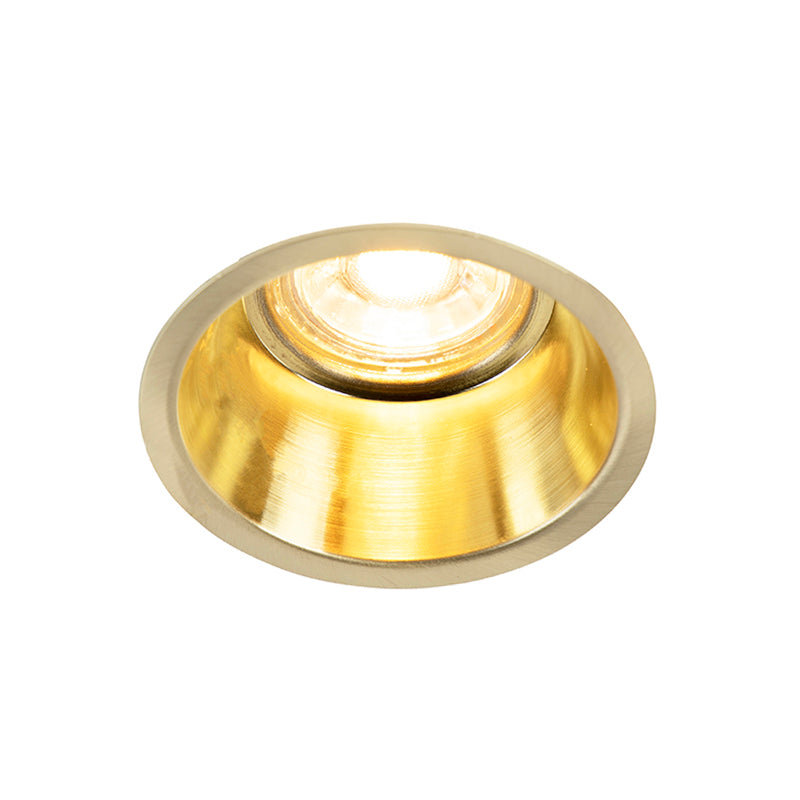 QAZQA Moderne inbouwspot goud - Dept