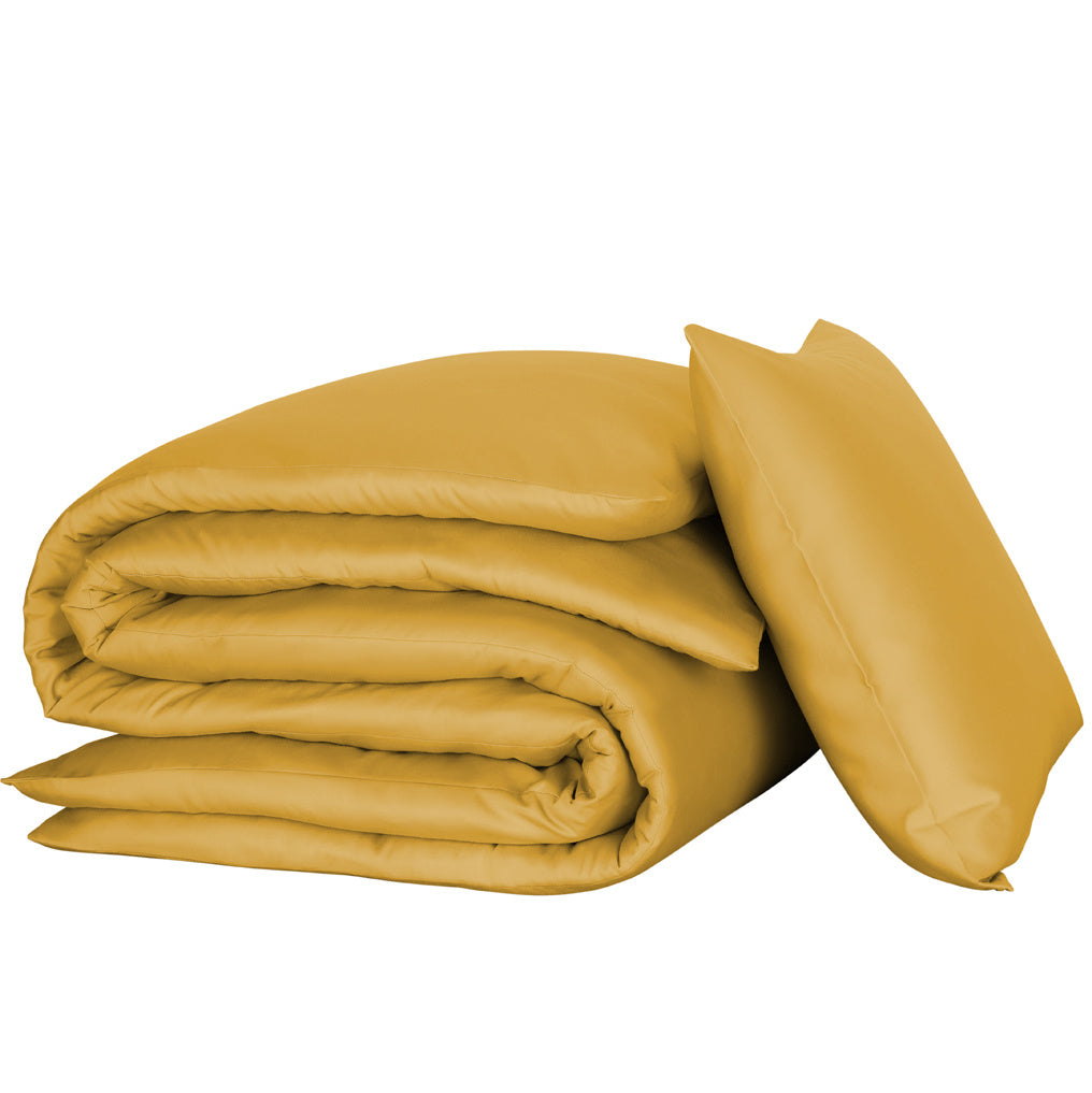 De Witte Lietaer Dekbedovertrek Olivia - 140 x 200|220 cm - Geel