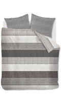 Riviera Maison Tailor  dekbedovertrek - 240x200|220 - Antraciet