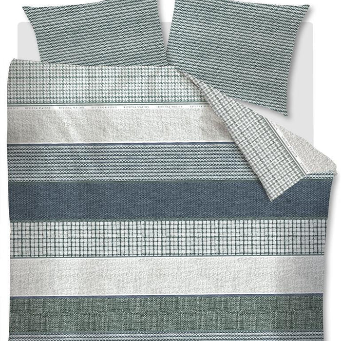 Riviera Maison Tailor  dekbedovertrek - 240x200|220 - Groen