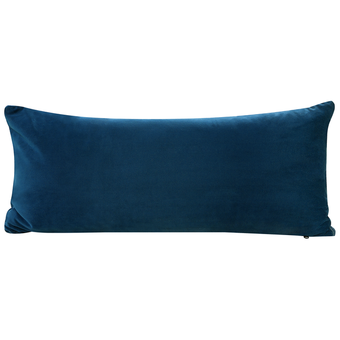 Beliani - EINA - Slaapbank 3-zits - Marineblauw - Fluweel