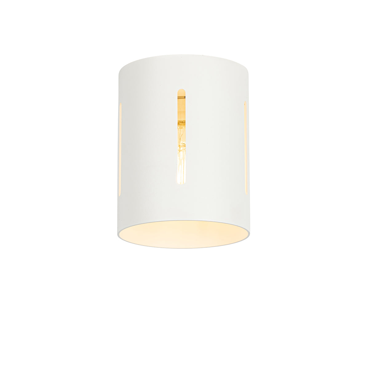 QAZQA Design plafondlamp wit met lichteffect - Yana