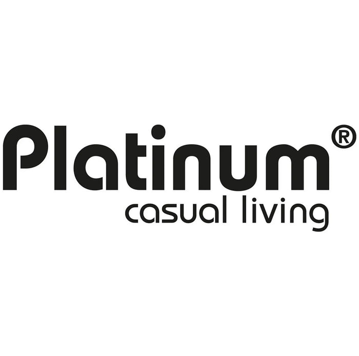 Platinum Salerno parasolvoet 90kg met zwenkwielen | graniet | grijs