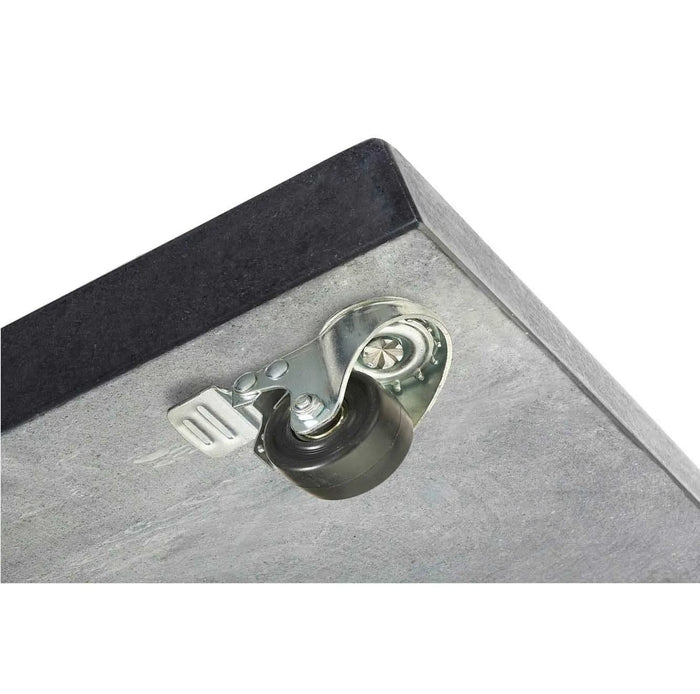 Platinum Salerno parasolvoet 90kg met zwenkwielen | graniet | grijs