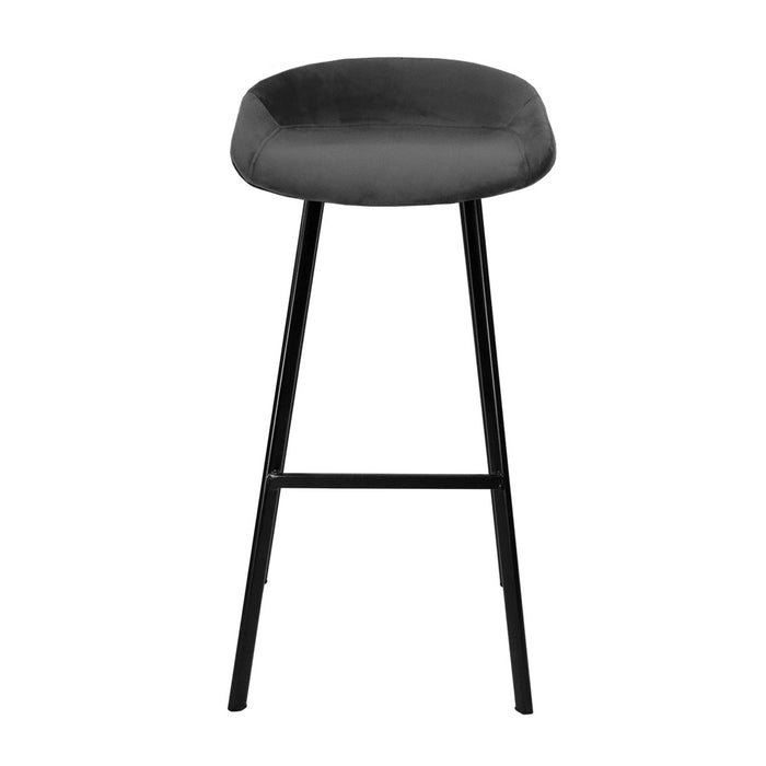 Kick barkruk Finn - Donkergrijs