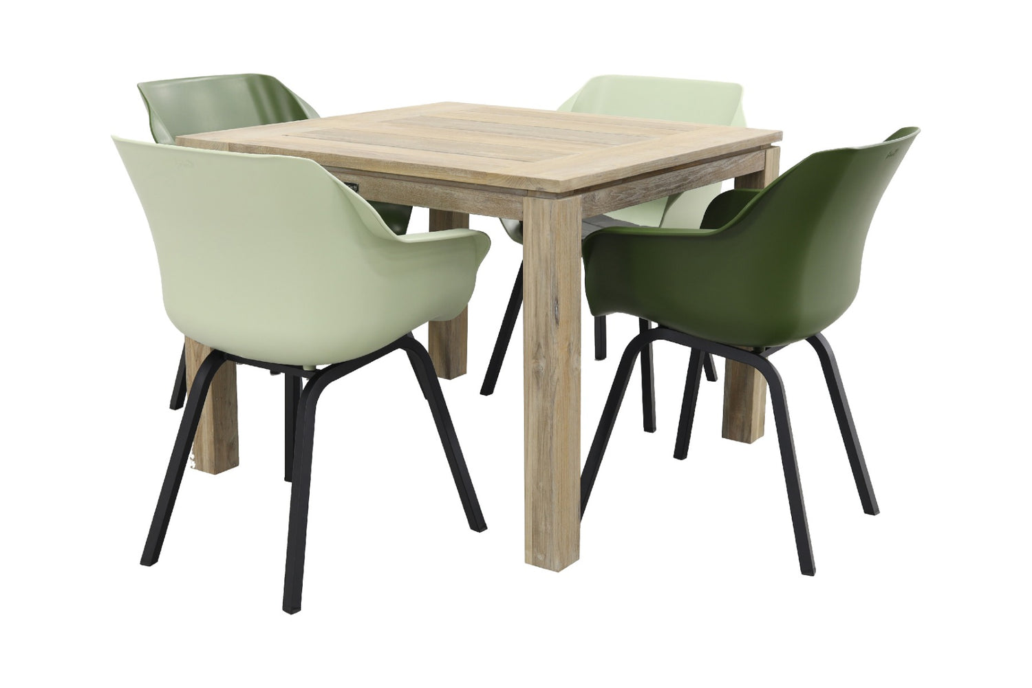 Hartman Sophie tuinstoel Moss & french|Rome grey 100 cm. - 5-delig