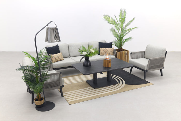 VDG Durban|Medina verstelbare stoel-bank loungeset - 4-delig