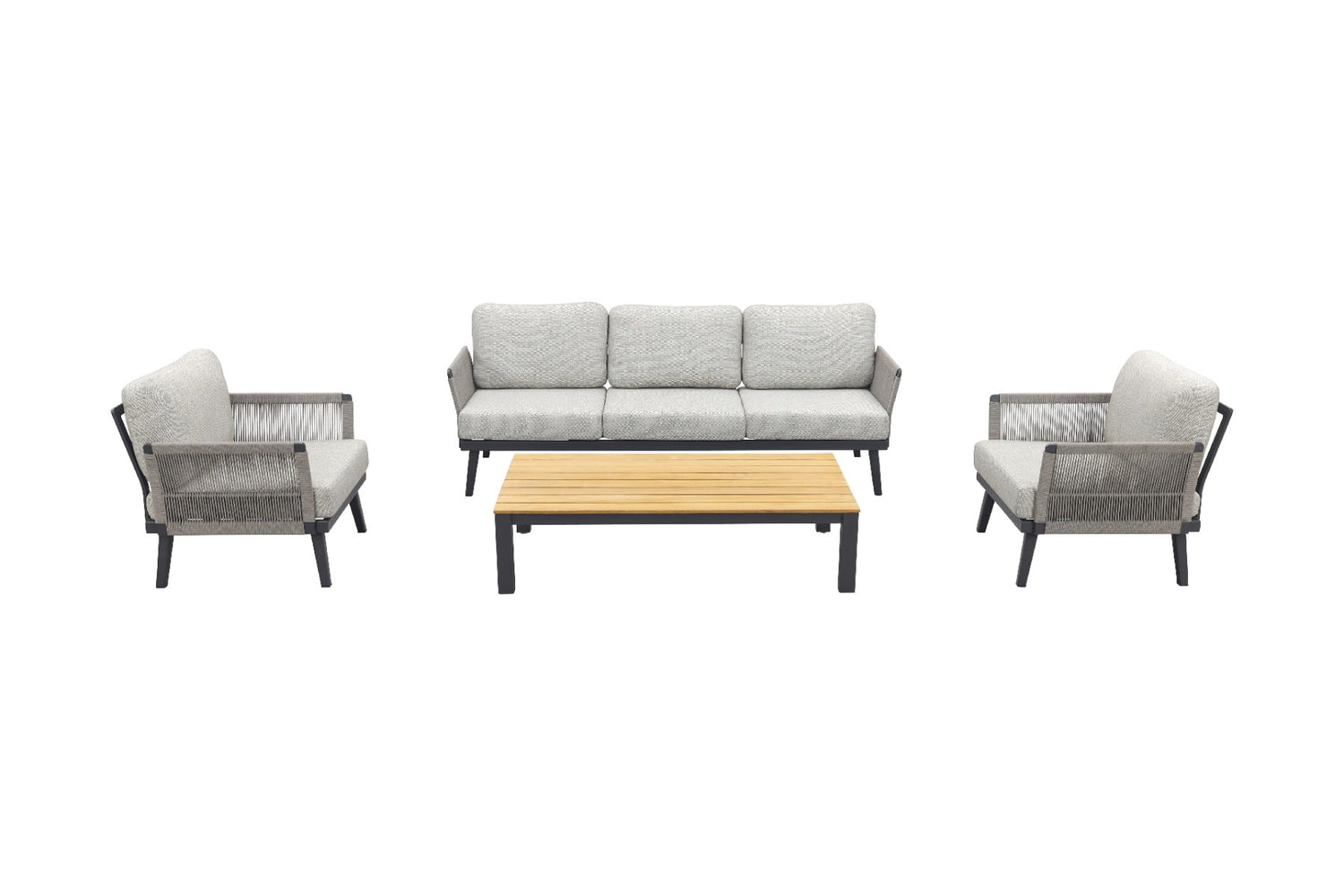 VDG Durban|Mindo stoel-bank loungeset - 4-delig