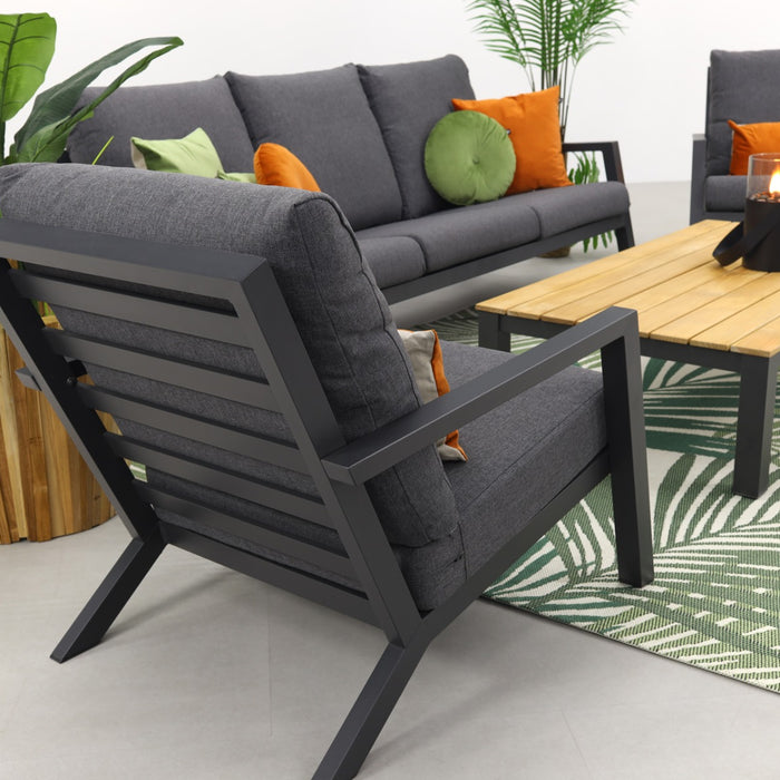 VDG Atlanta mindo stoel-bank loungeset - 4-delig