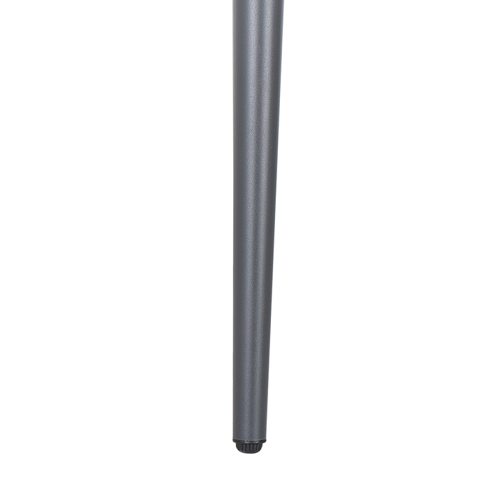 Beliani - LIPARI - Tuintafel - Grijs - 80 x 140 cm - Aluminium