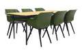 Hartman Sophie Studio Moss Green|Bella 220x95 cm. - 7-delige tuinset
