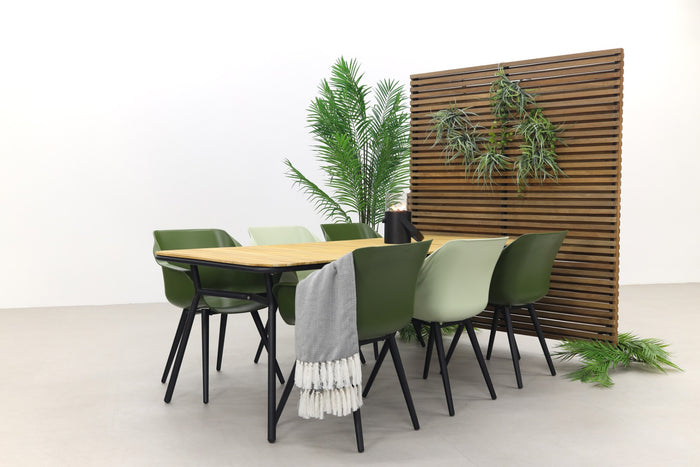 Hartman Sophie Studio Green&French|Bella 220x95 cm. - 7-delige tuinset