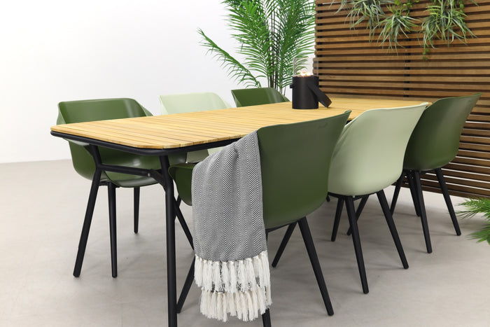 Hartman Sophie Studio Green&French|Bella 220x95 cm. - 7-delige tuinset
