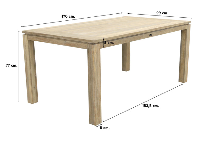 Hartman Sophie Element Mosgroen|Rome grey 170 cm. tuinset - 5-delig