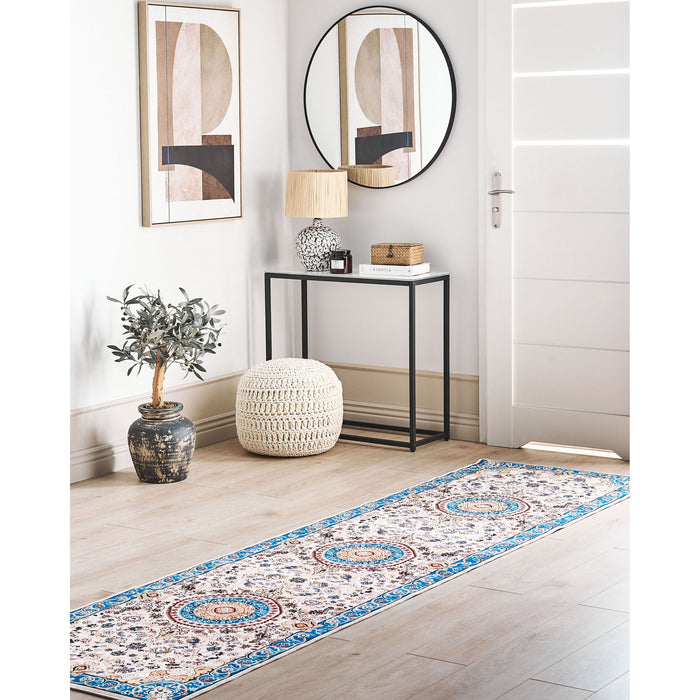 Beliani - GORDES - Loper tapijt - Lichtbeige - 80 x 300 cm - Polyester