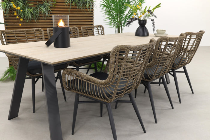 Jasmine natural|Garden Impressions Nevada 240x100 cm. tuinset