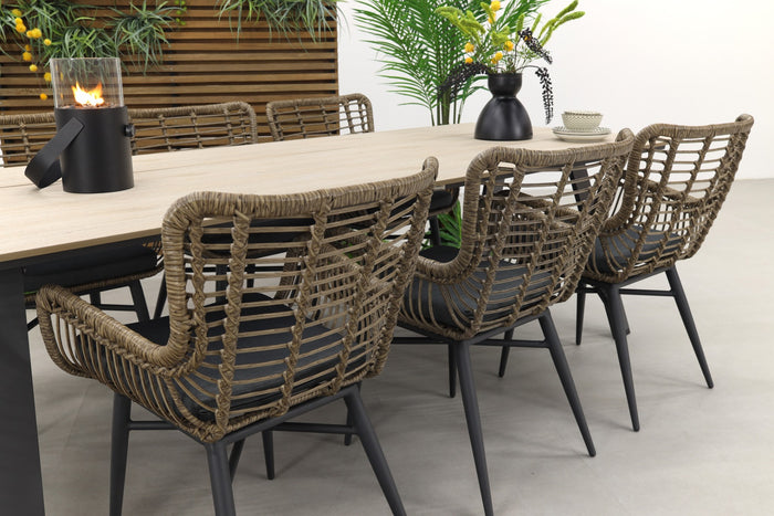 Jasmine natural|Garden Impressions Nevada 240x100 cm. tuinset