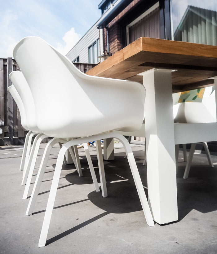 Hartman tuinset met Heron tuintafel en Sophie element stoelen