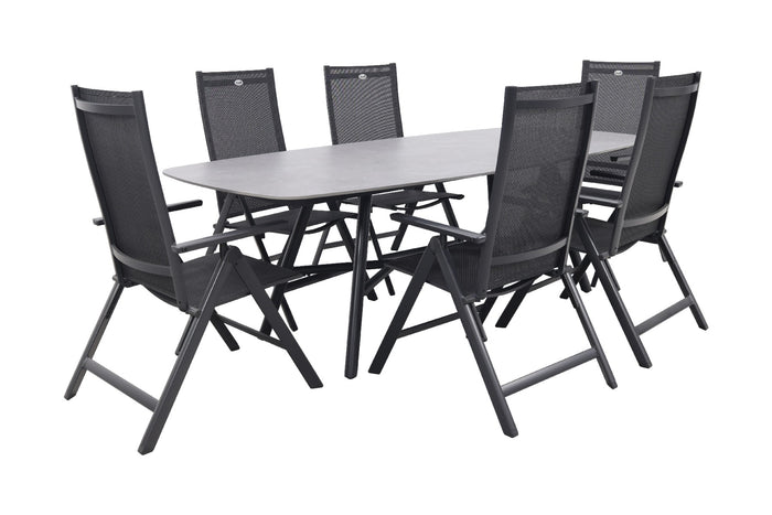 Hartman Napoli|Benevento 240x110 cm. - Deens ovale tuinset