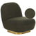 Beliani - LOVIISA - Fauteuil - Donkergroen - Polyester