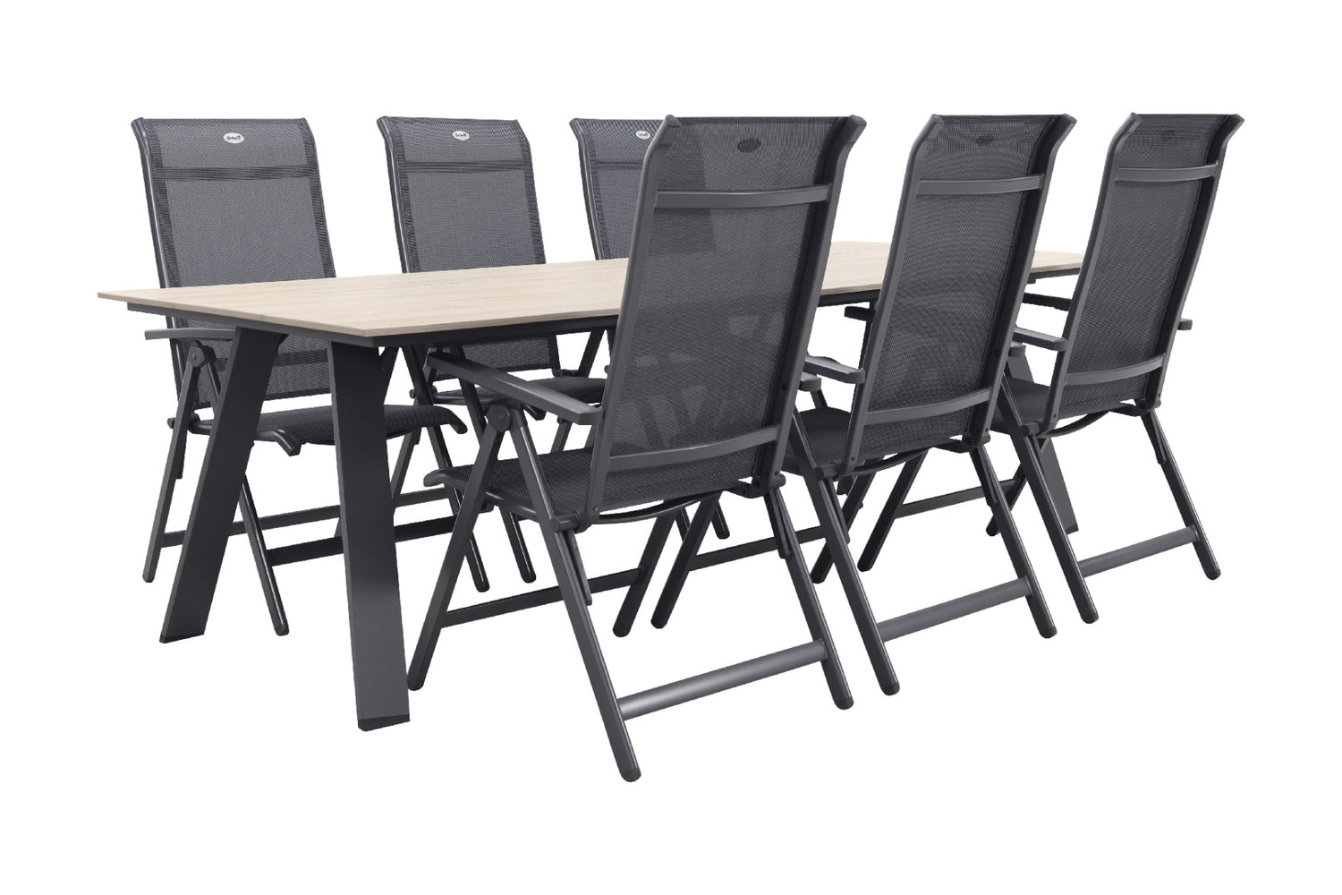 Hartman Milaan verstelbaar|Nevada 240x100 cm. tuinset