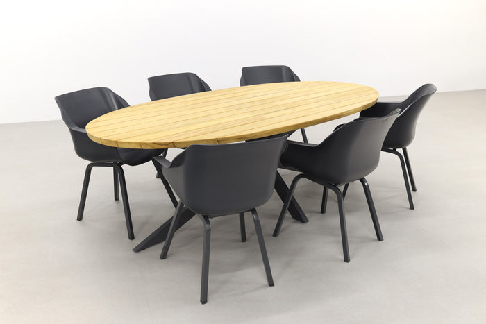 Hartman Sophie Element|Taste Prado Ellips 240x115 cm. tuinset