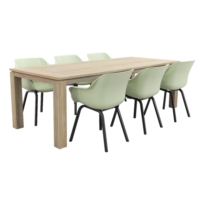 Hartman Sophie Element French|Rome grey 240 cm. tuinset - 7-delig