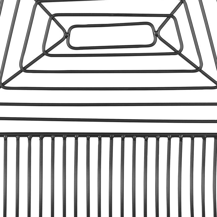 Beliani - BISBEE - Barkruk set van 2 - Zwart - Metaal