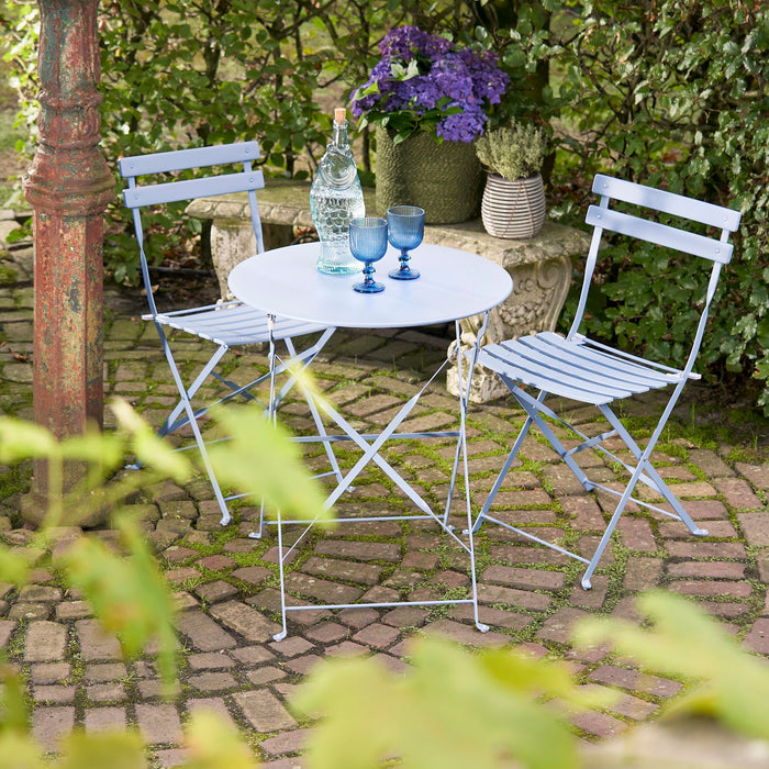 Mica Decorations Laurence Bistroset - Set van 3 - Metaal - Lichtblauw