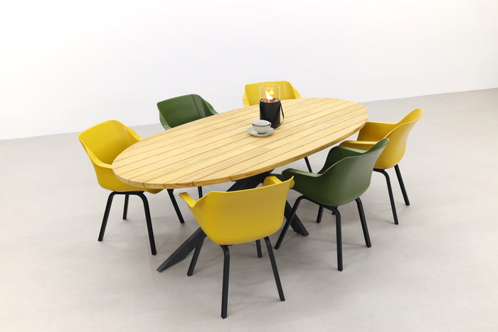 Hartman Sophie element yellow|green|Taste Prado 240x115 cm. tuinset