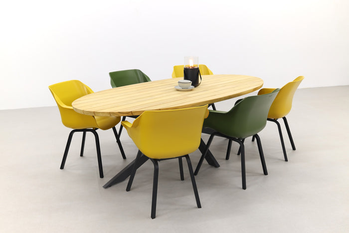 Hartman Sophie element yellow|green|Taste Prado 240x115 cm. tuinset