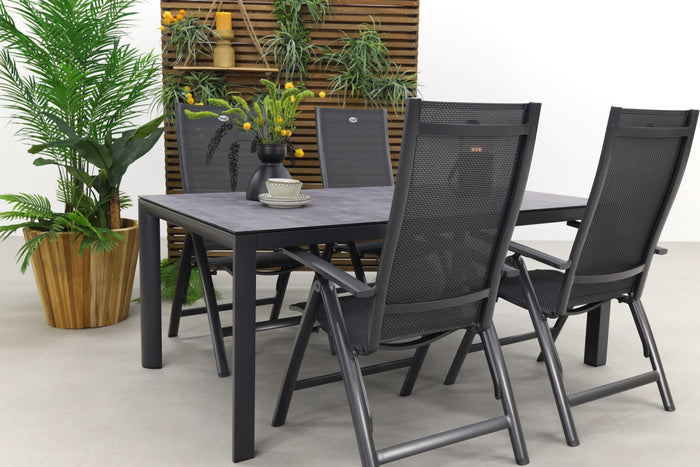 Hartman Roma|Baltimor 180 cm. verstelbare tuinset - 5-delig