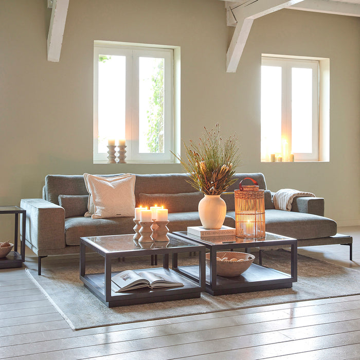 Riviera Maison Kandelaar Bruin - Totem - Mangohout (ØxH) 12x16.5