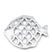 Riviera Maison Pannenonderzetter Zilver - Fish Trivet - Aluminium
