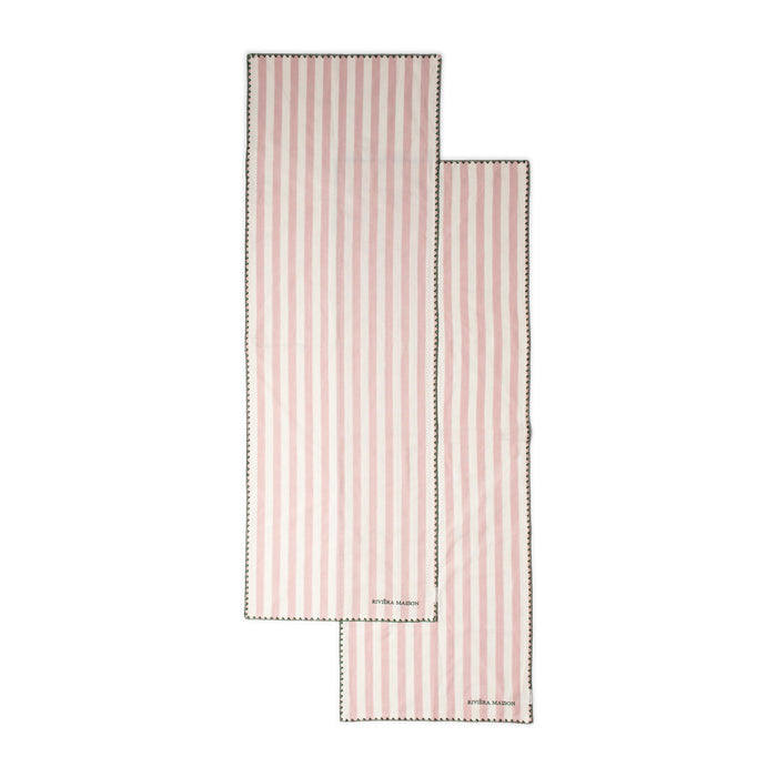 Riviera Maison tafellopers textiel Roze - Capri - Katoen (LxB) 150x50