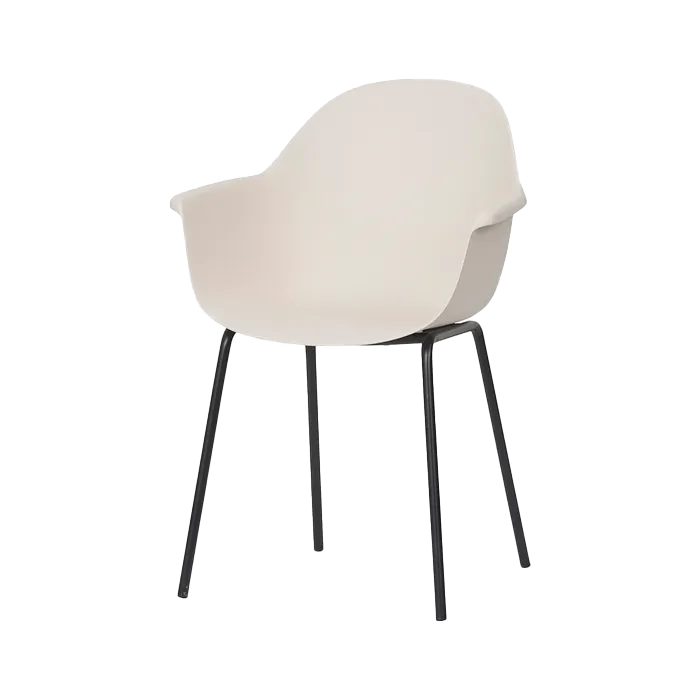 Lisomme Dorian tuinstoel gerecycled bamboe créme