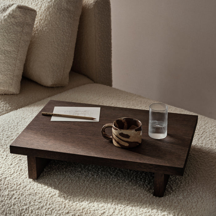 ferm LIVING Kona Low Salontafel Dark Stained - S