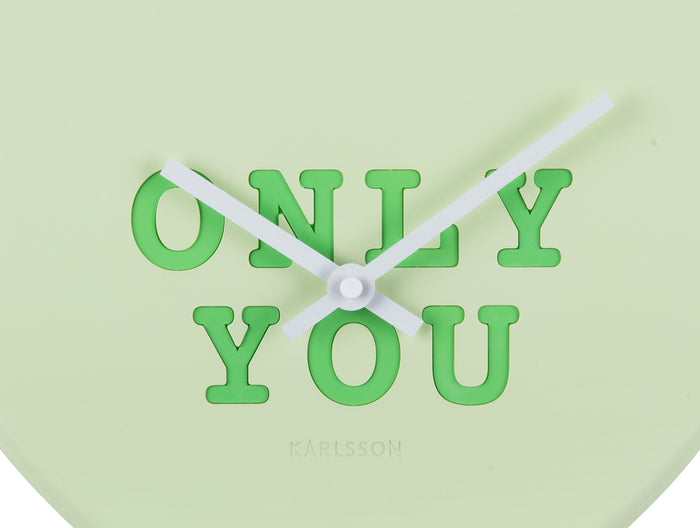 Karlsson - Wall Clock Heart Candy