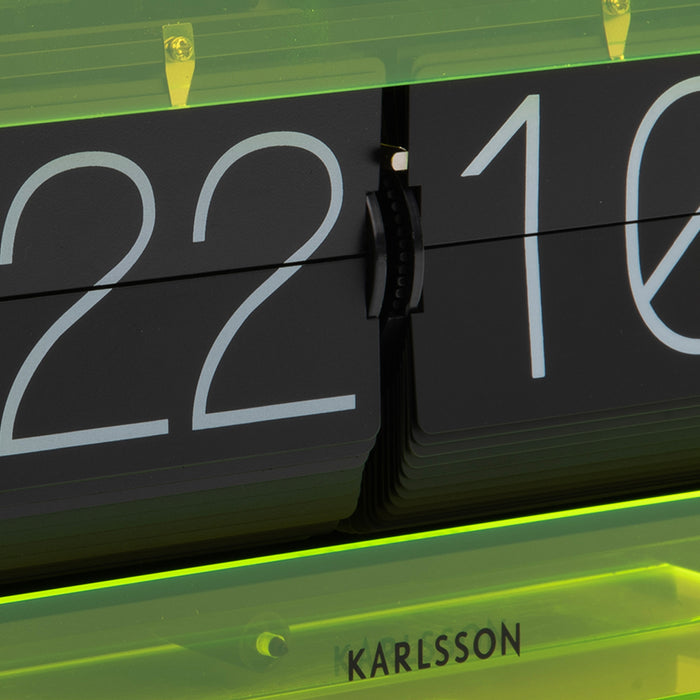 Karlsson - Table clock Boxed Flip