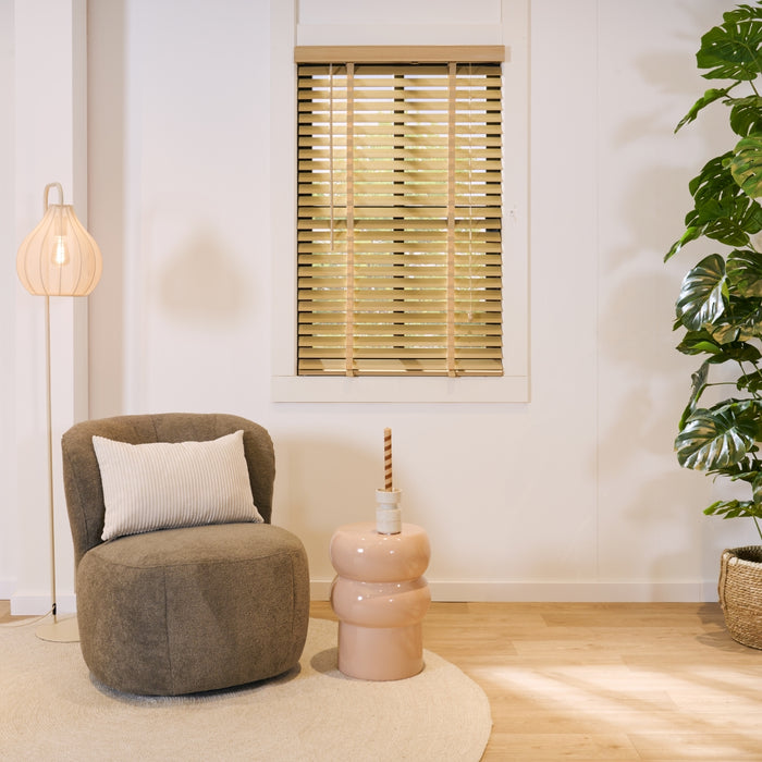 Jaloezie Hout - Hout - Naturel - Hout - 60x210x5cm (BxHxD)