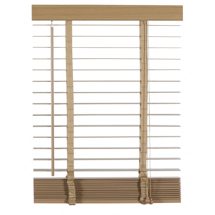 Jaloezie Hout - Hout - Naturel - Hout - 80x210x5cm (BxHxD)