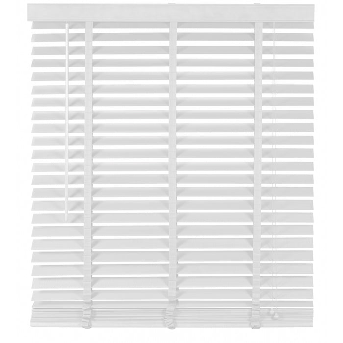Jaloezie Hout Wit - Hout - 120x130x5cm (BxHxD)