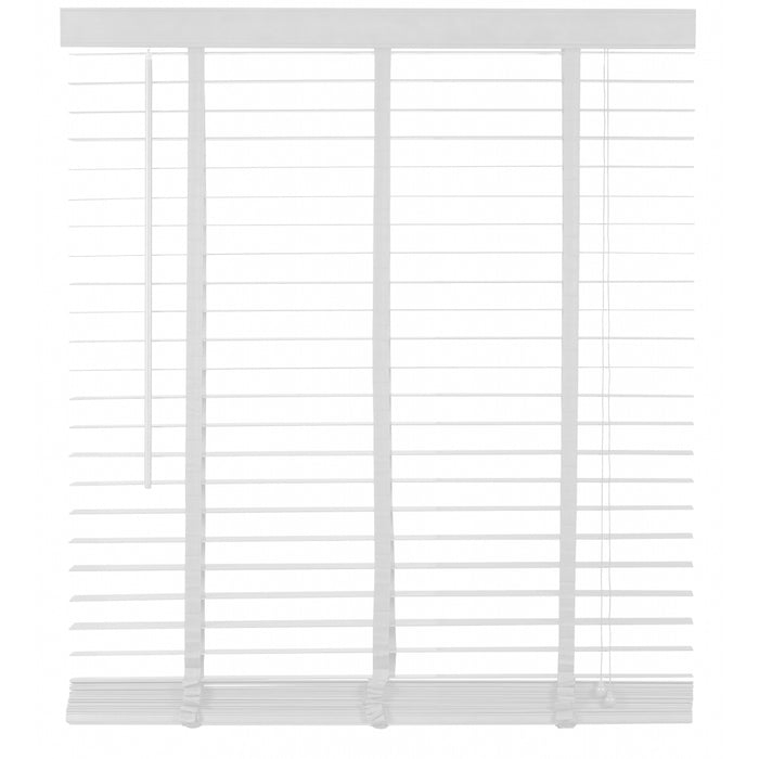 Jaloezie Hout Wit - Hout - 100x180x5cm (BxHxD)