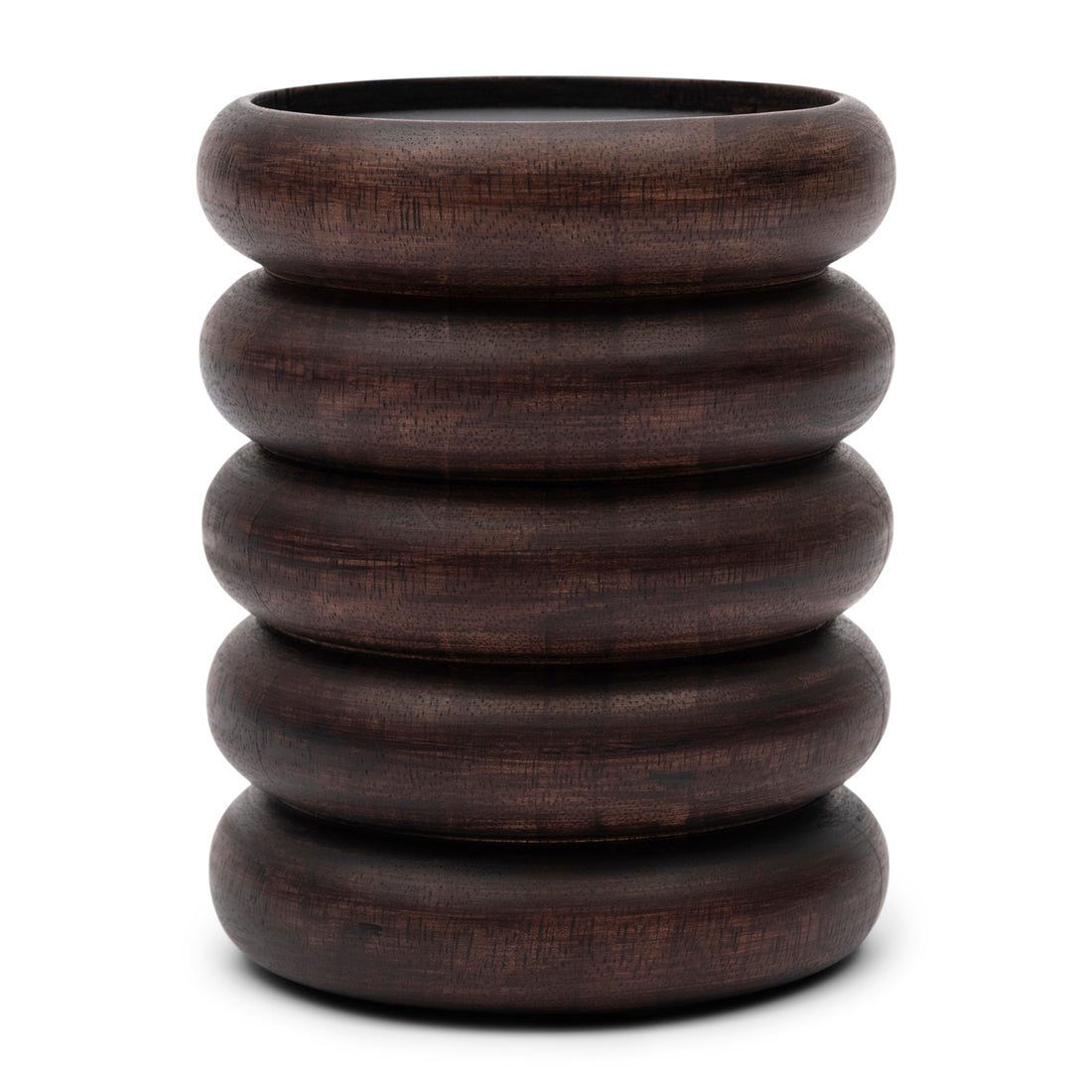 Riviera Maison Kandelaar Bruin - Bangli - Mangohout, Ijzer