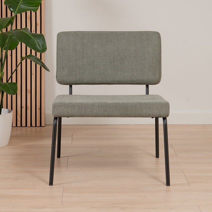 Bronx71 Scandinavische fauteuil Espen groen gerecyclede stof