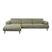 by fonQ Flair Hoekbank met Chaise Longue Links - Groen